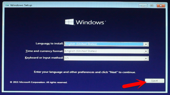 entering windows 10 boot menu from mac